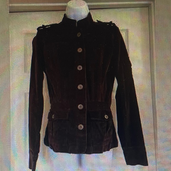 Vintage chocolate brown Calvin Klein lightweight shirt/jacket - Picture 1 of 8